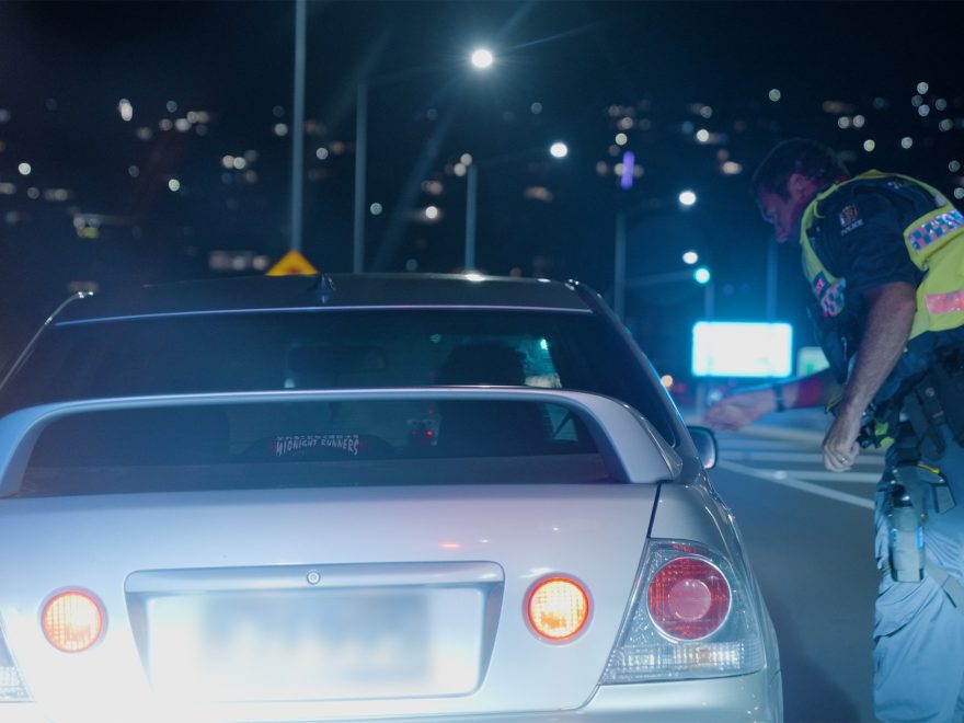 Christchurch police on Saturday night target anti-social road behaviour