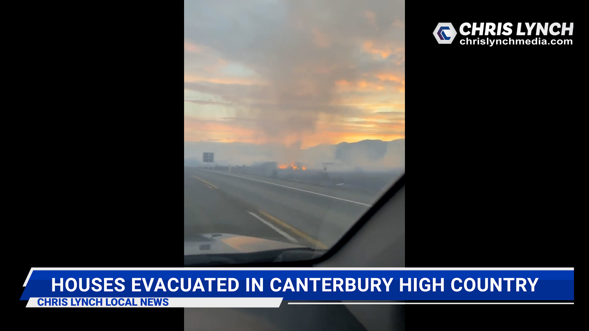 Houses evacuated due to a fire near Lake Pukaki