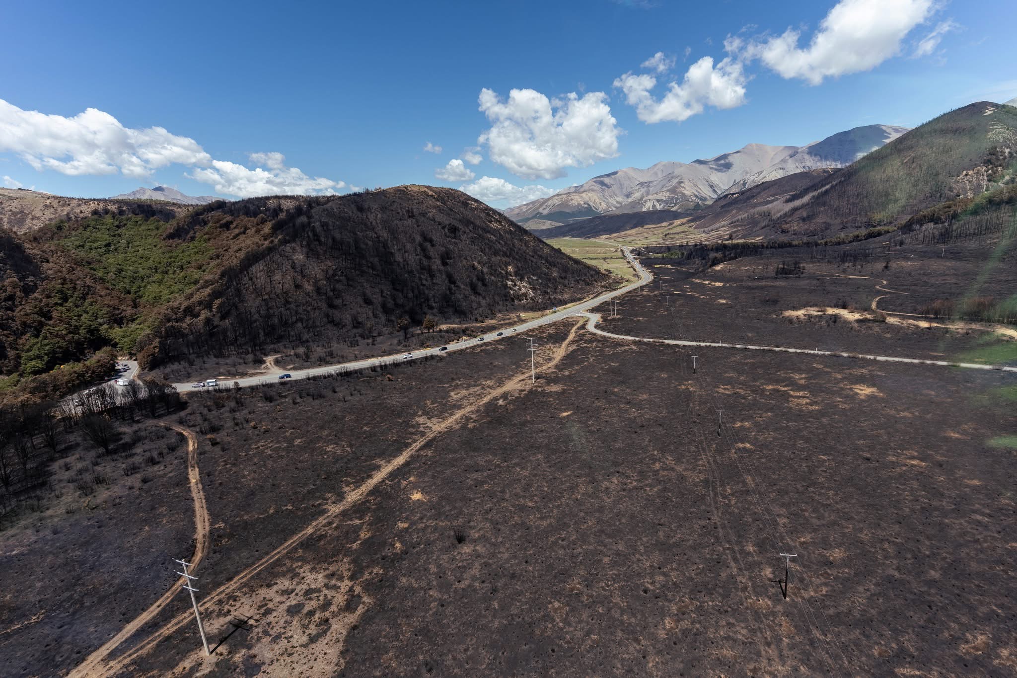 Firefighters continue efforts at Bridge Hill blaze