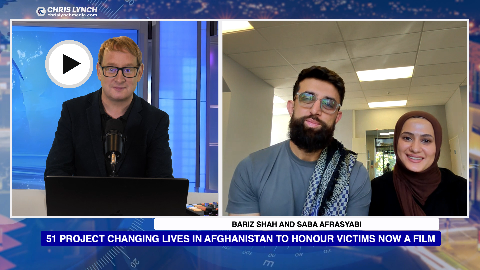 ▶️ Christchurch couple honours mosque attack victims by creating 51 businesses in Kabul