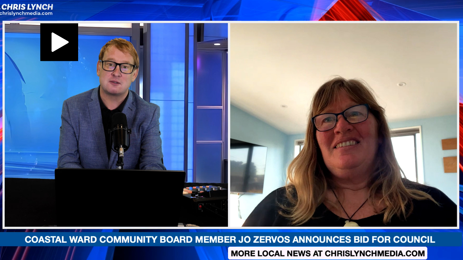 Community board member Jo Zervos announces run for council