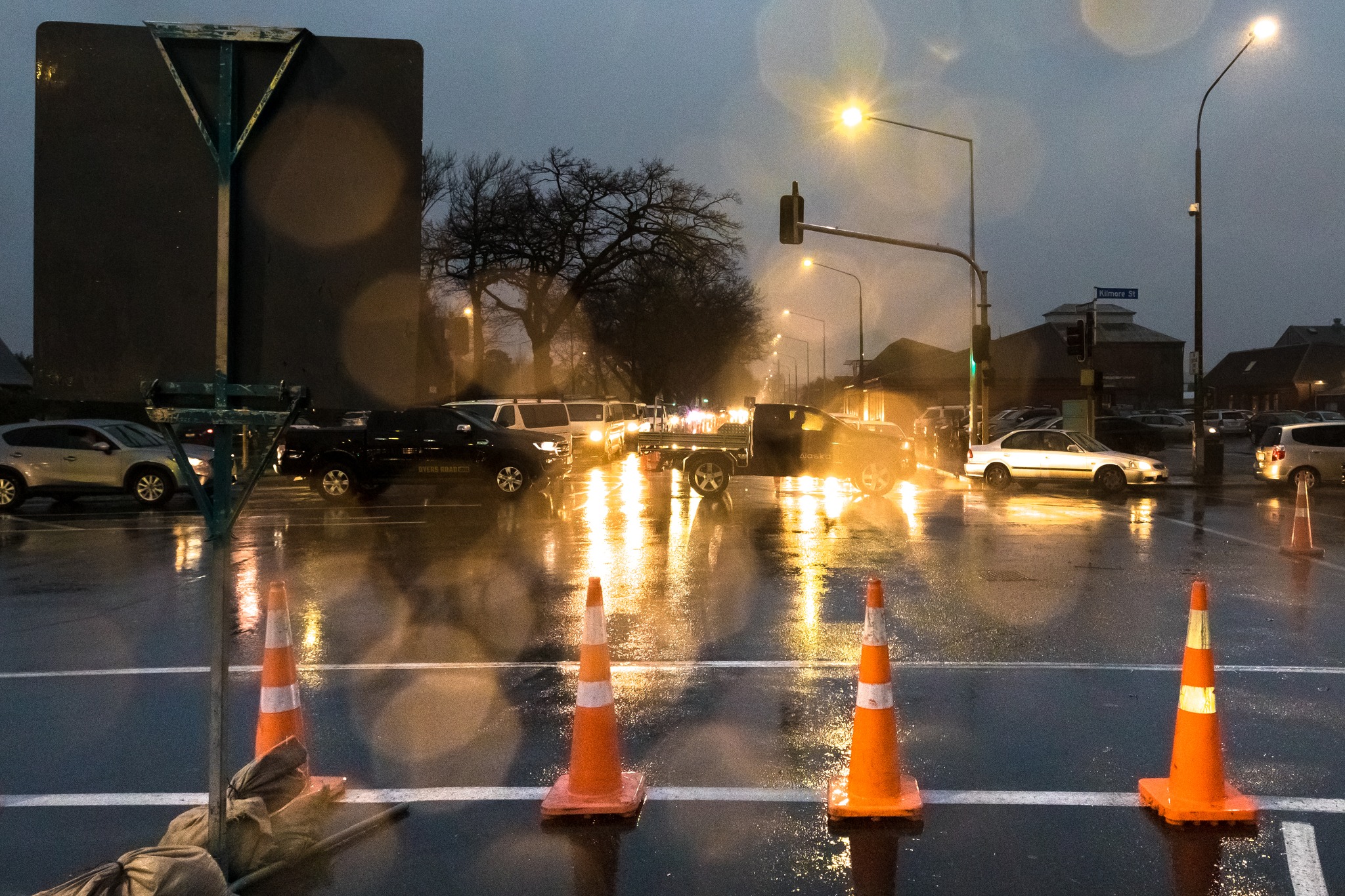 Evacuations and road closures follow two days of heavy rain in Canterbury