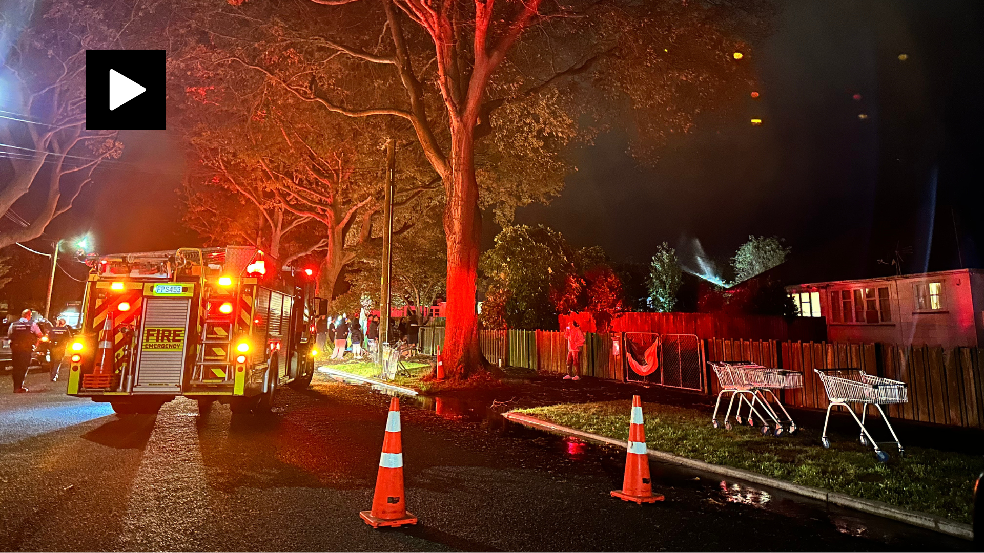 Fire and Emergency crews called to house fire in Shirley