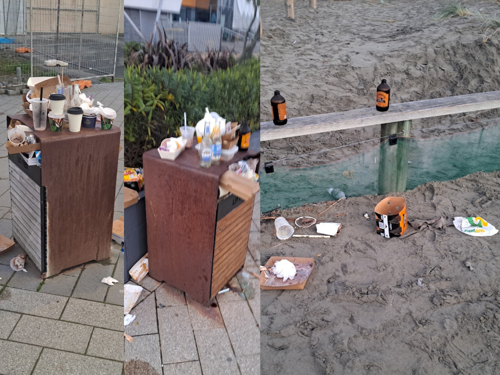 Concerns raised over New Brighton beach clean-up after fireworks