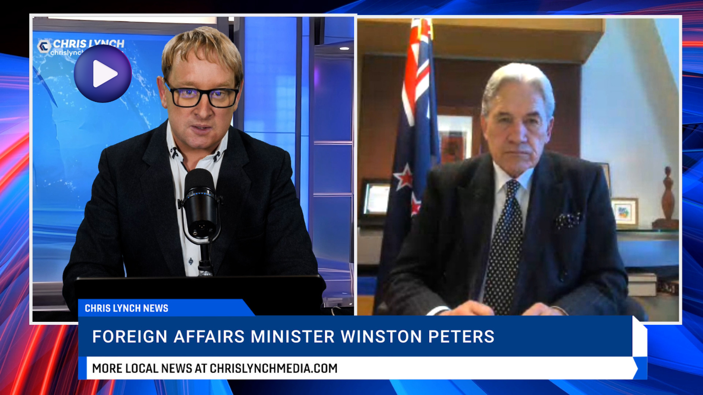 Winston Peters on greyhound racing ban and calls for urgent Middle East ceasefire