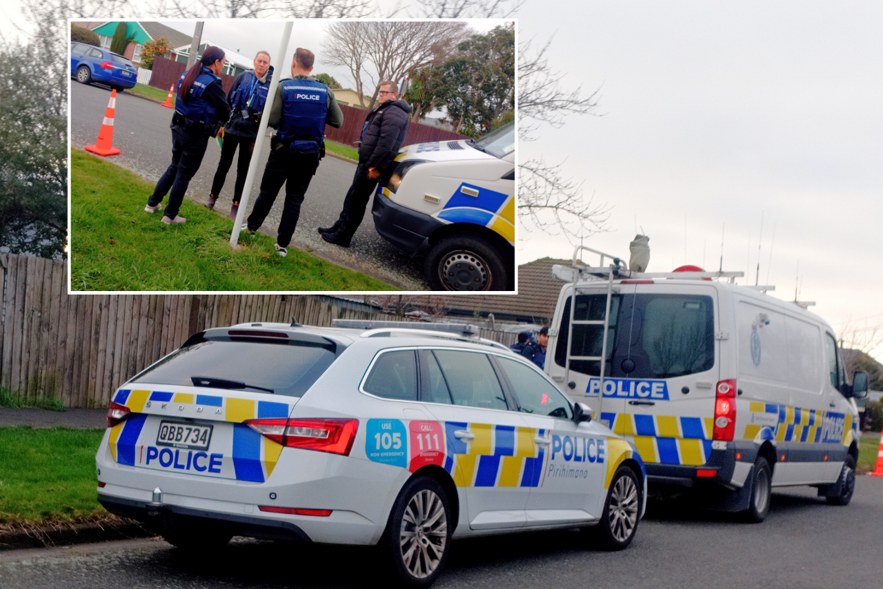 Armed police operation shuts down Linwood street