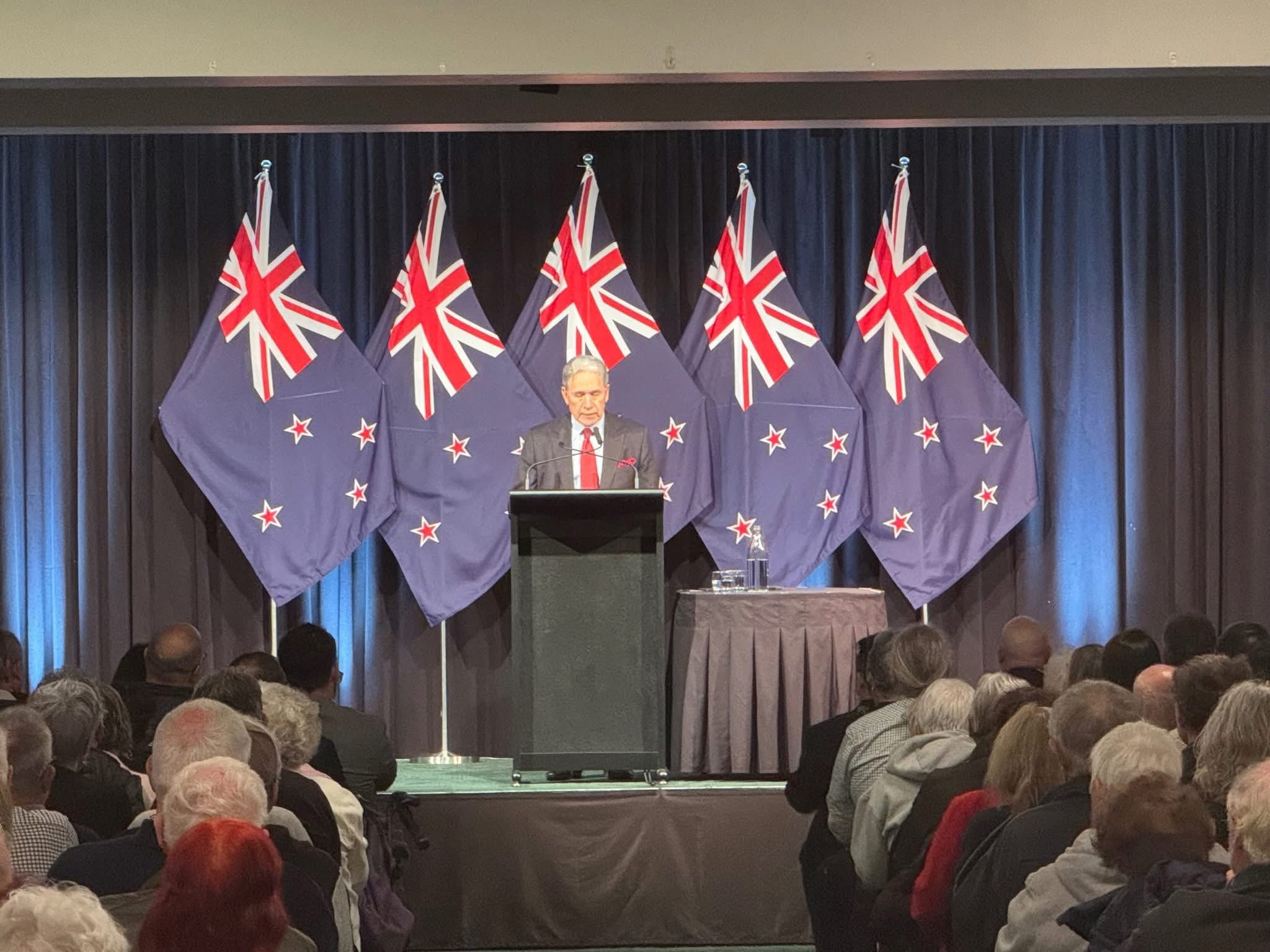 Peters savages Labour and Greens as he unveils compulsory Kiwisaver
