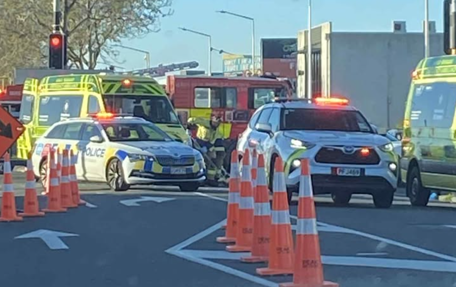 Person seriously injured after crash on Moorhouse Avenue