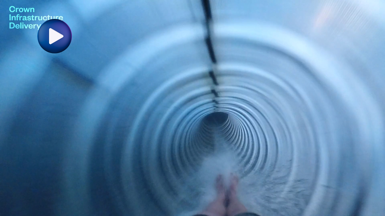 Watch first test ride of thrilling Rocket hydroslide at Christchurch’s new sports centre