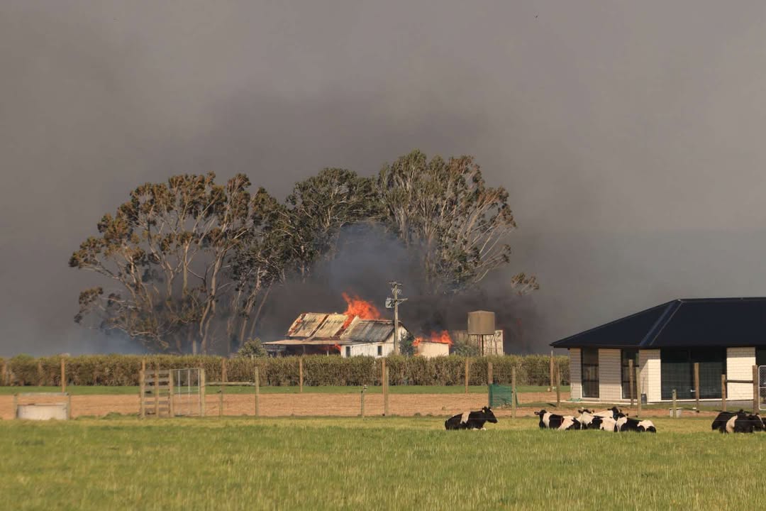 Multiple fires damage buildings, force evacuations near Kaikōura