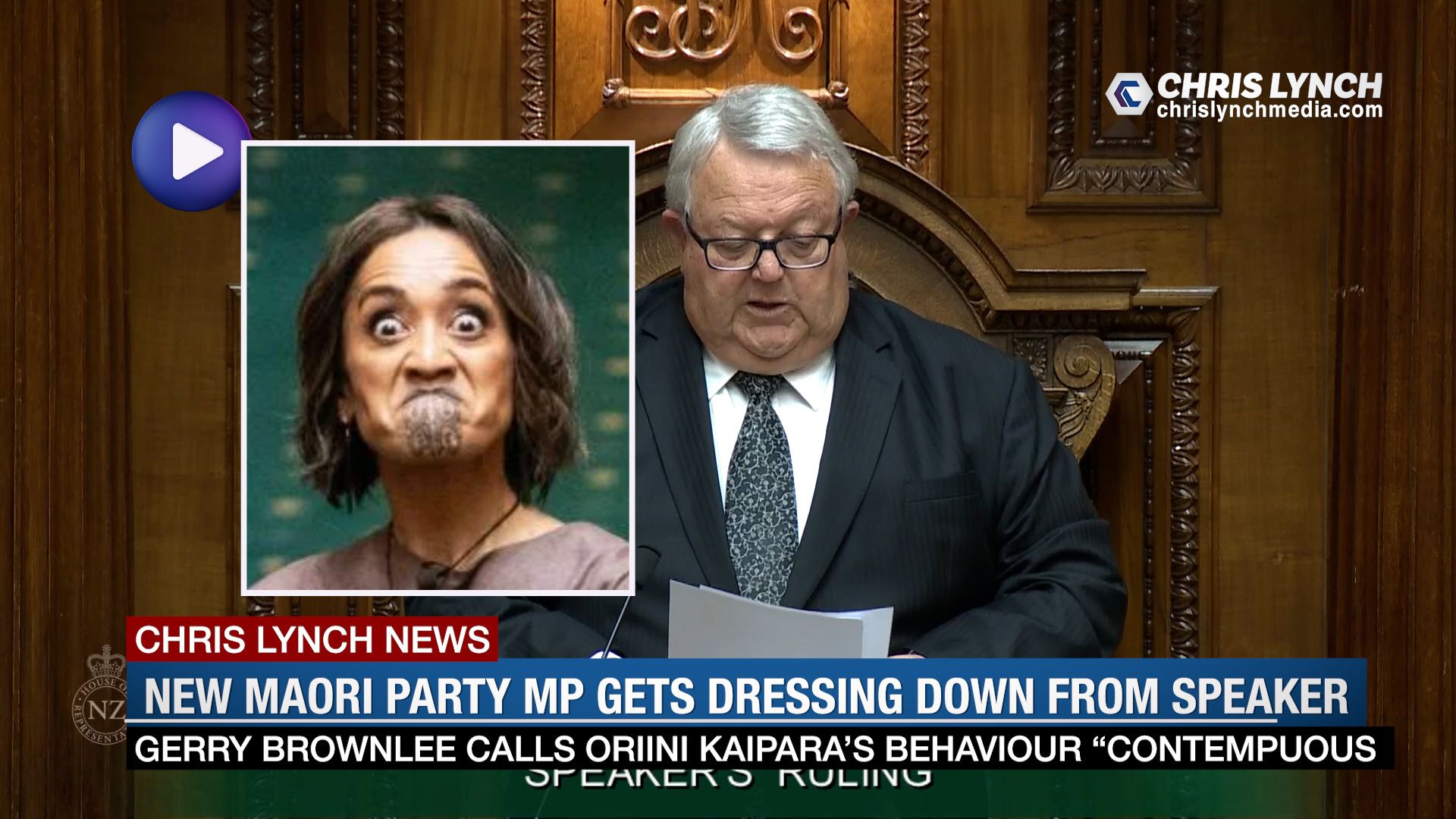 Speaker Gerry Brownlee issues warning over parliamentary conduct after post-speech disruption