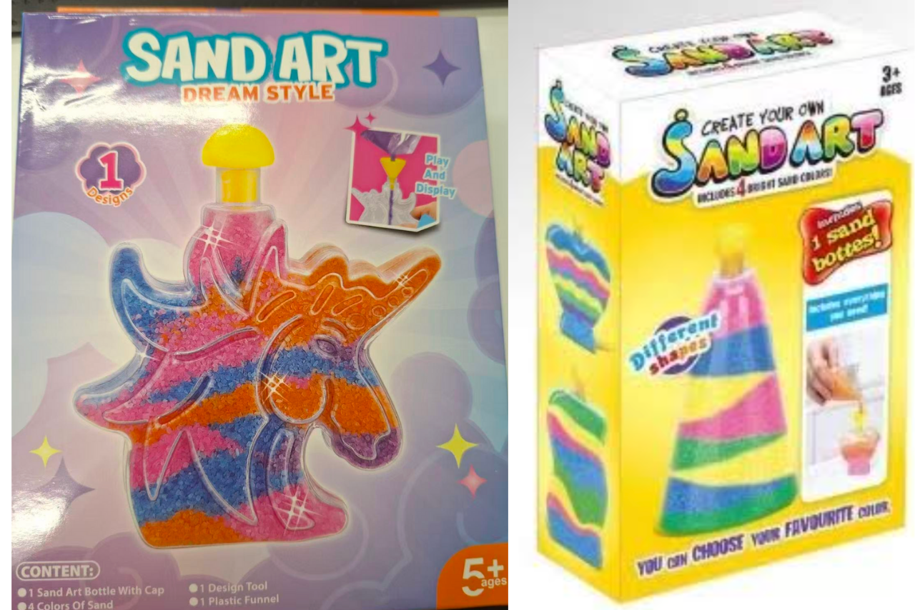 More coloured sand products recalled over asbestos concerns