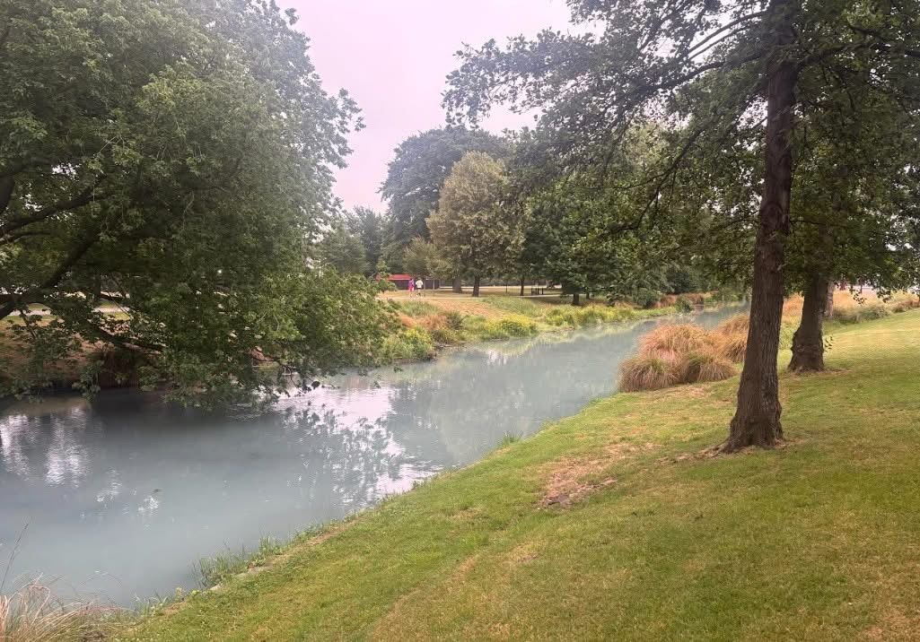 Strange discolouration appears in Avon River