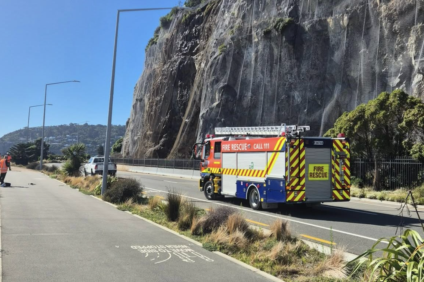Firefighters abused during Sumner rockfall response as council reopens one lane