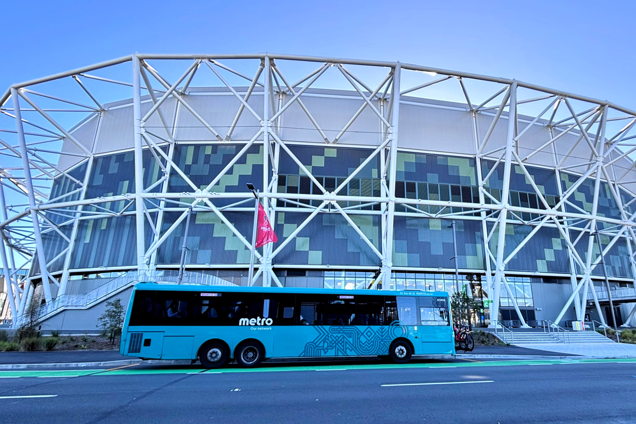 Skip the traffic and take Event Direct by Metro to your next event at One New Zealand Stadium at Te Kaha