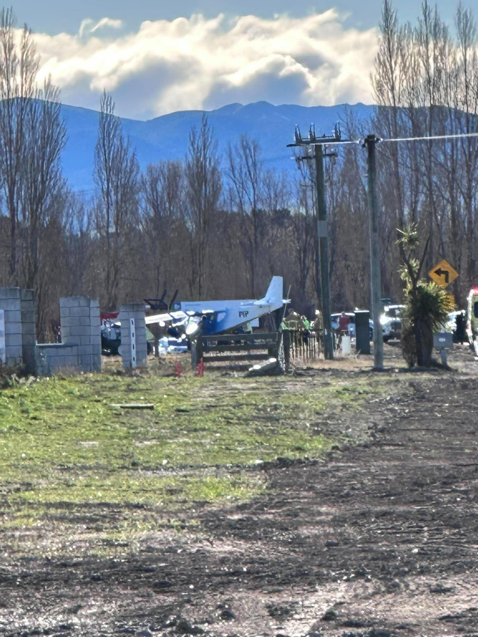 Emergency services at Rangiora Aerodrome
