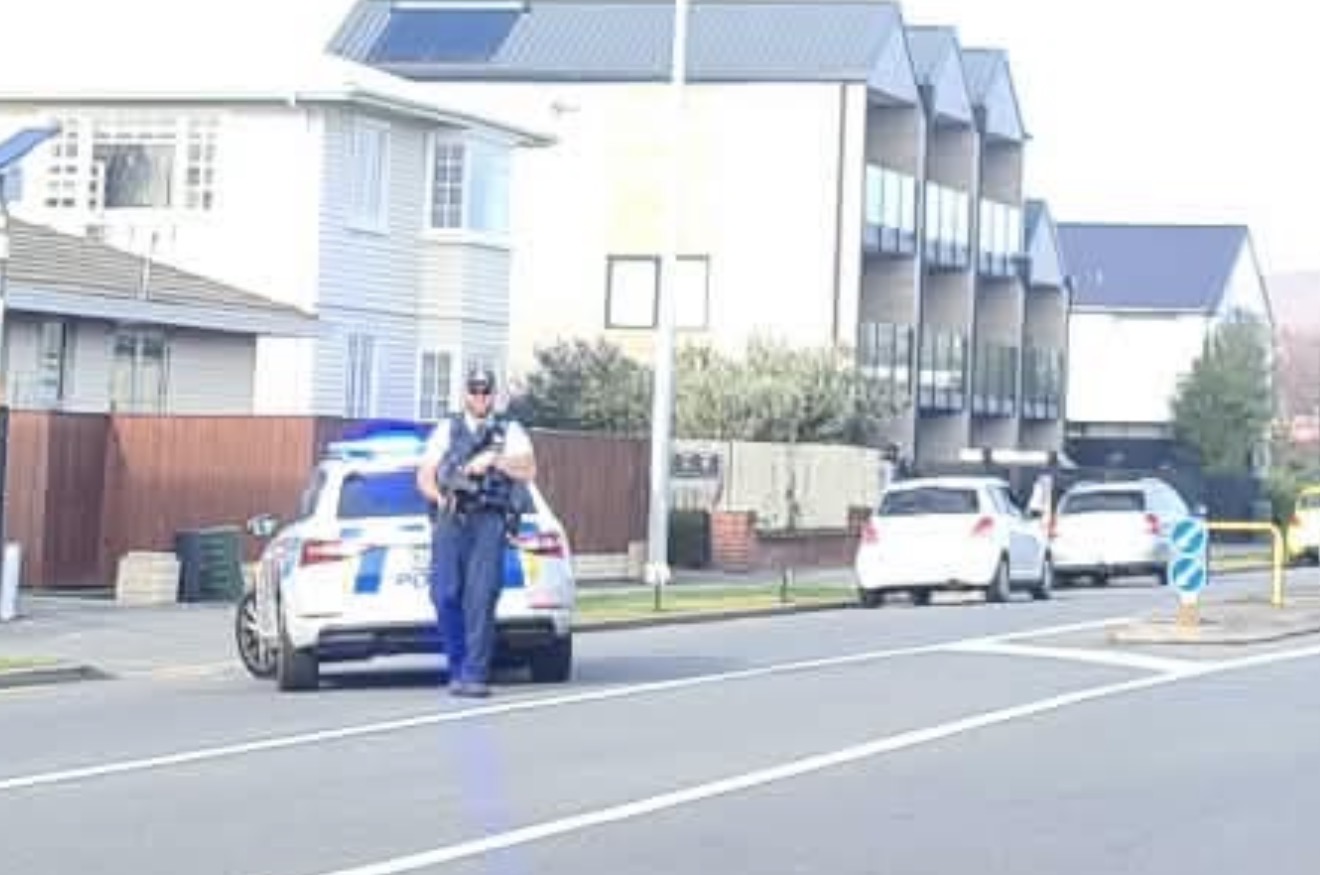 Armed police surround Stanmore Road property