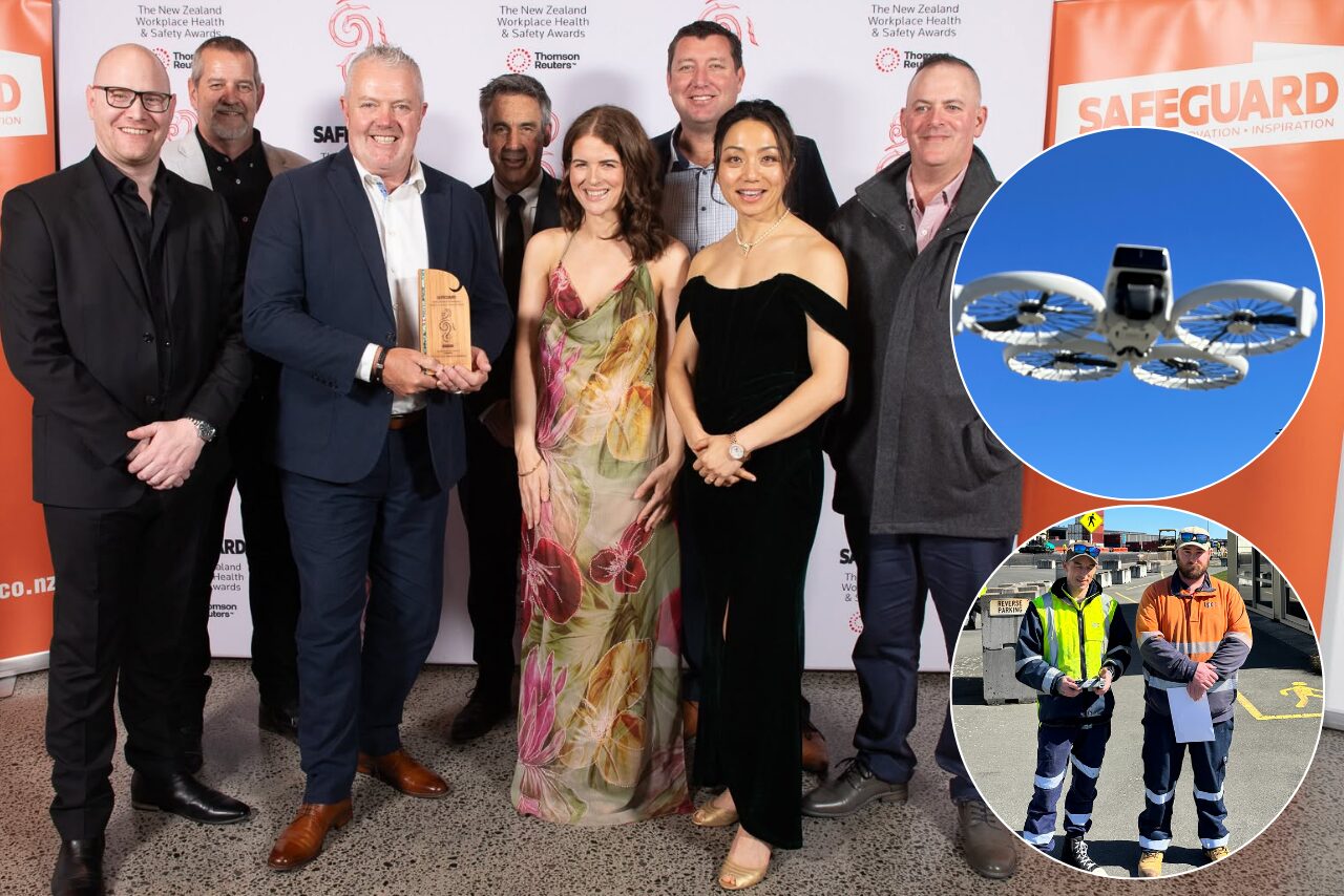 Lyttelton Port Company wins national safety award for drone innovation