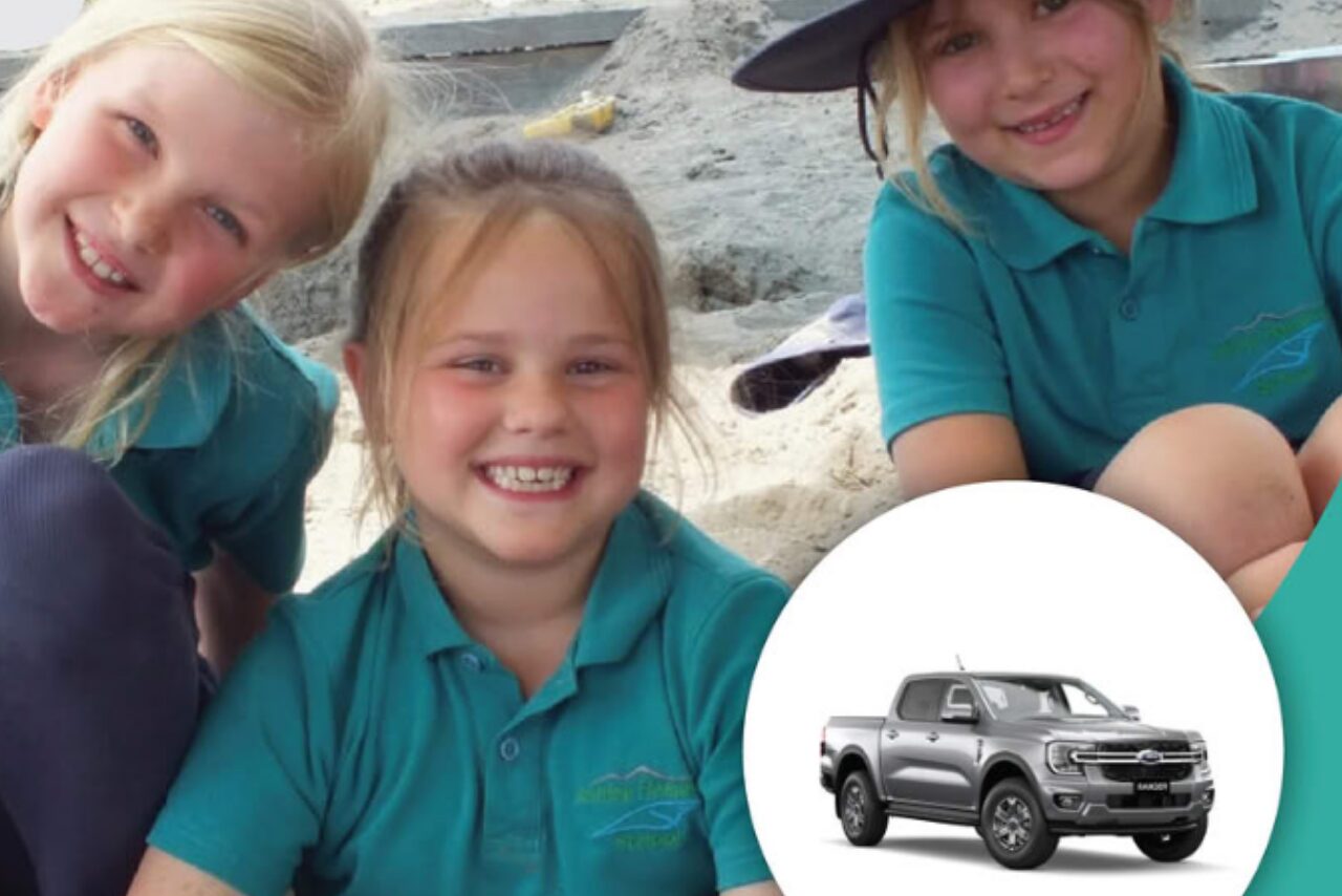 Rural Canterbury school raffling Ford Ranger to help fund new playground
