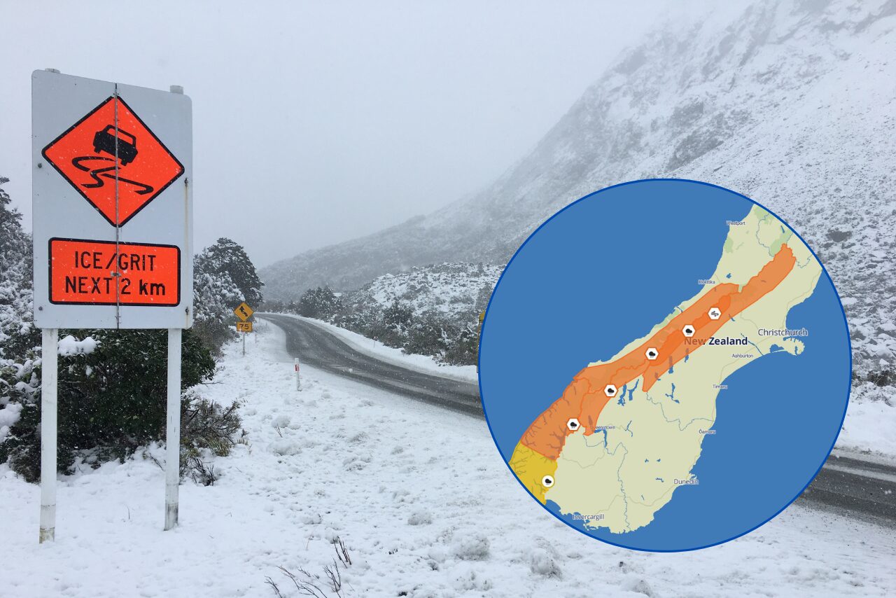 Biggest snowfalls of winter forecast for Canterbury alpine roads