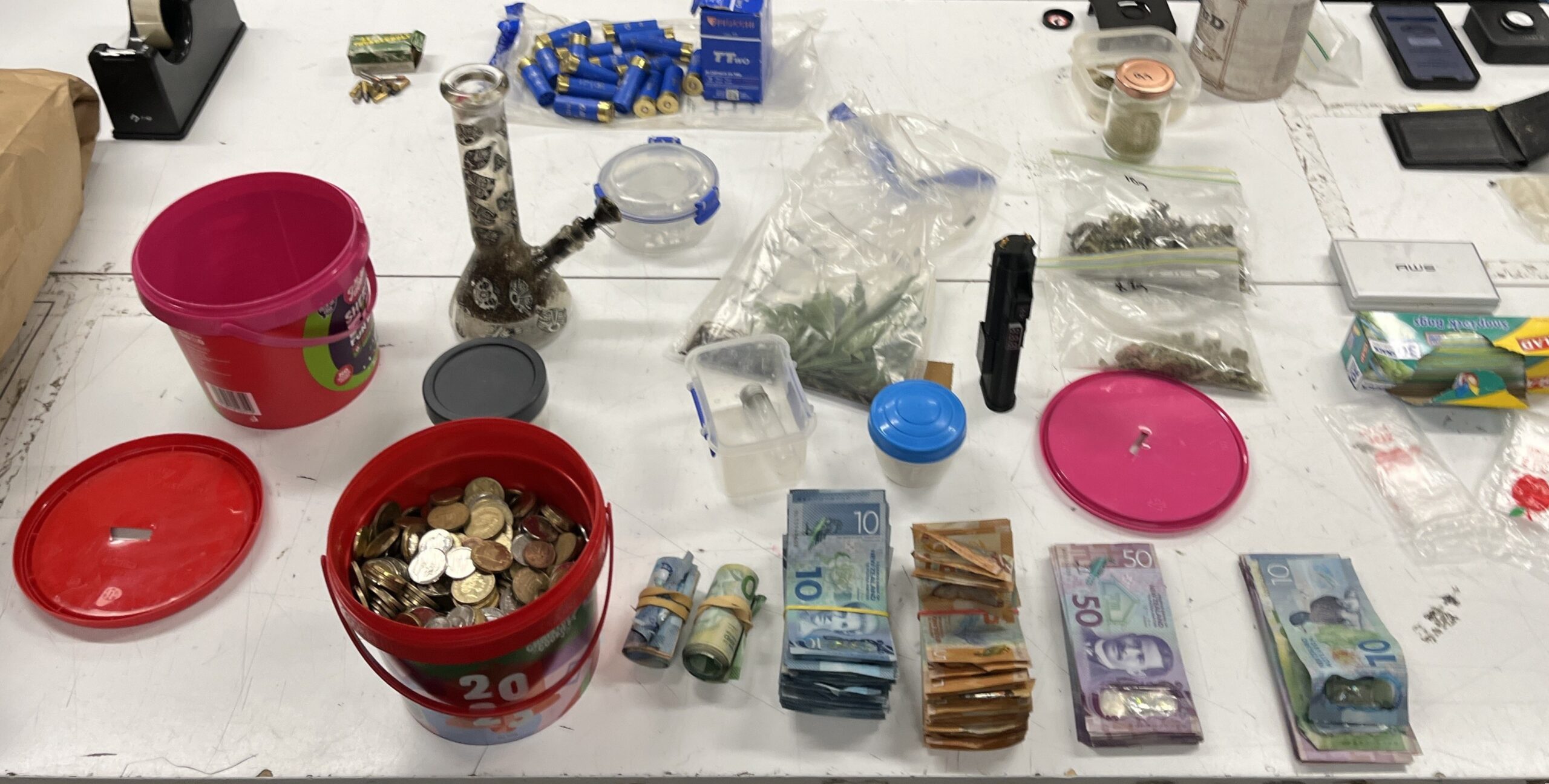Regular patrol uncovers drugs, ammunition and weapons in Selwyn