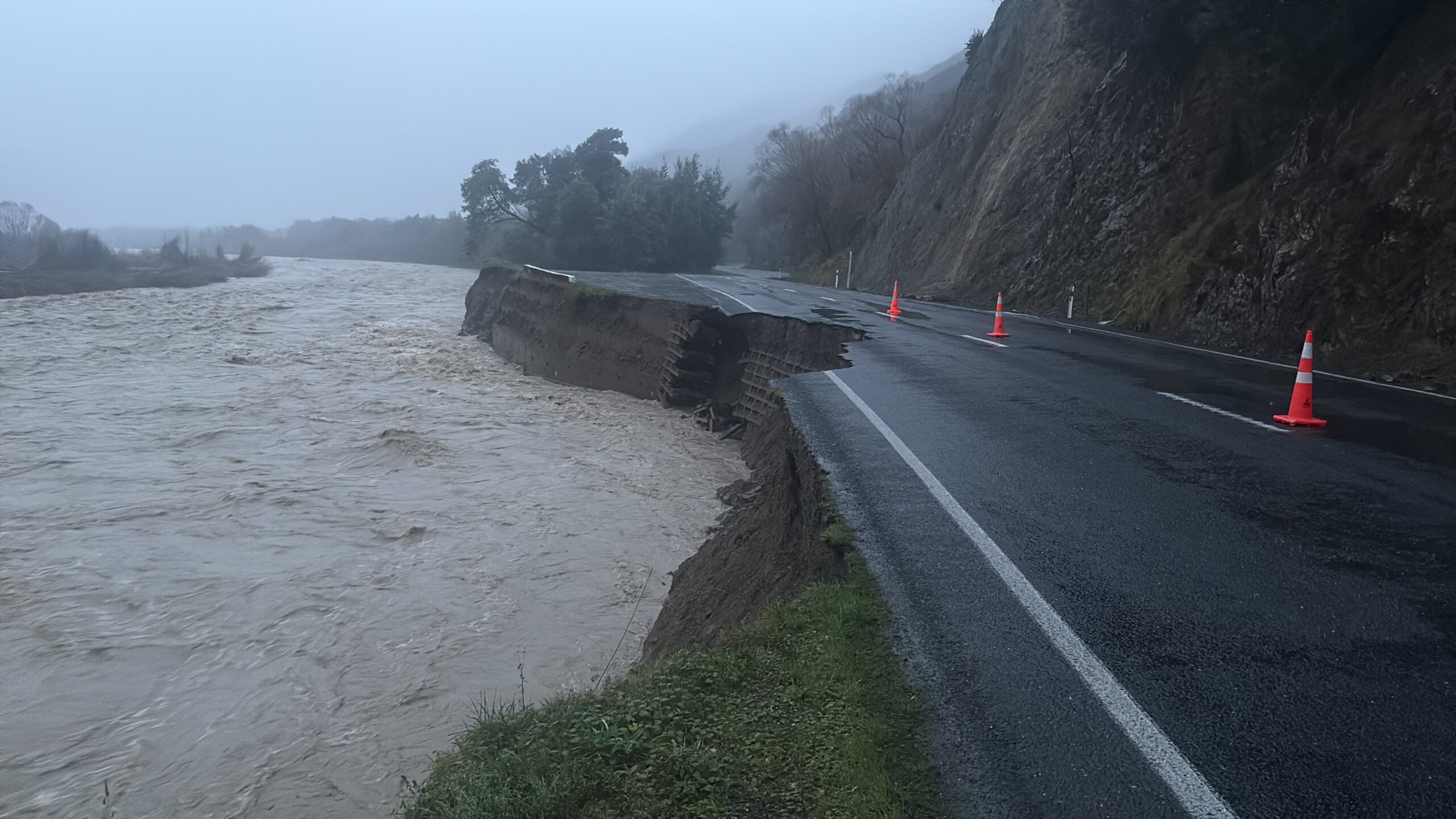 SH1 remains closed as flood damage assessed, SH8 also closed