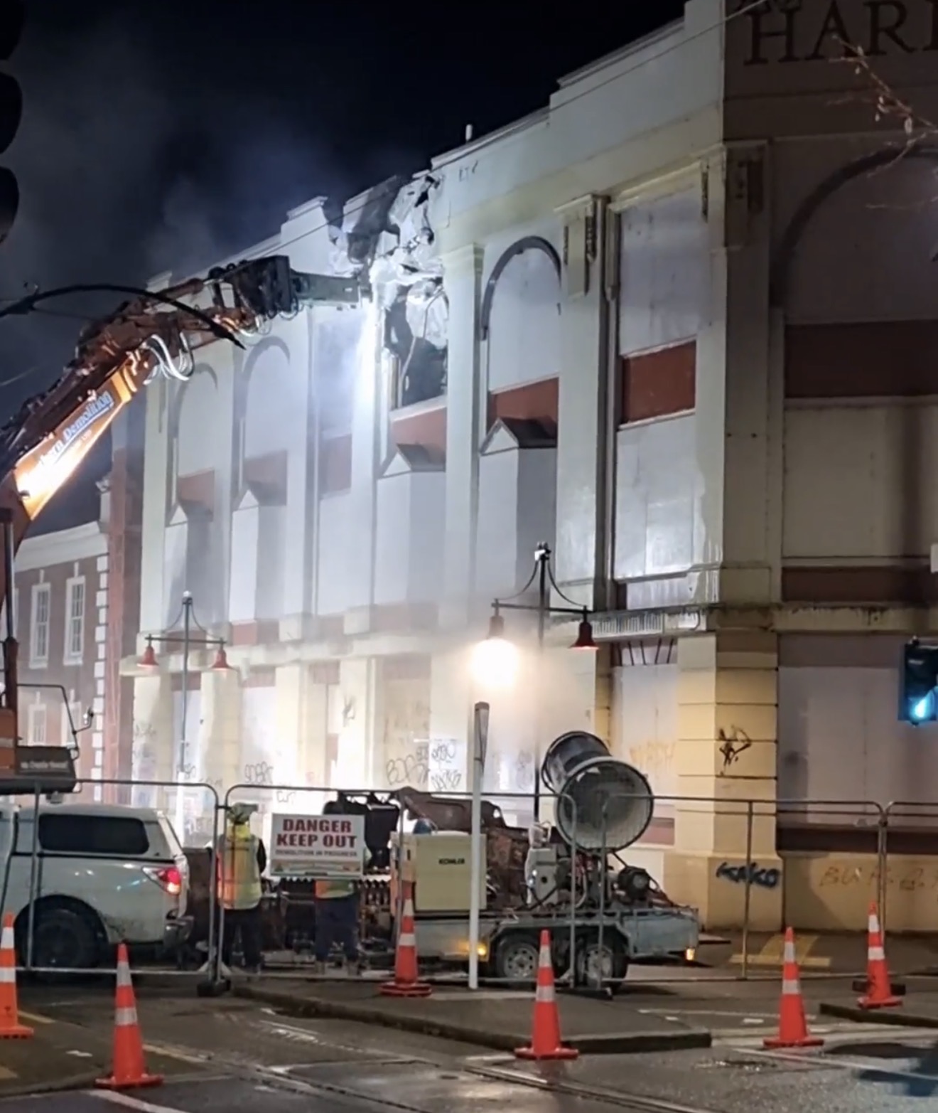 Iconic Harley Chambers demolished in central Christchurch