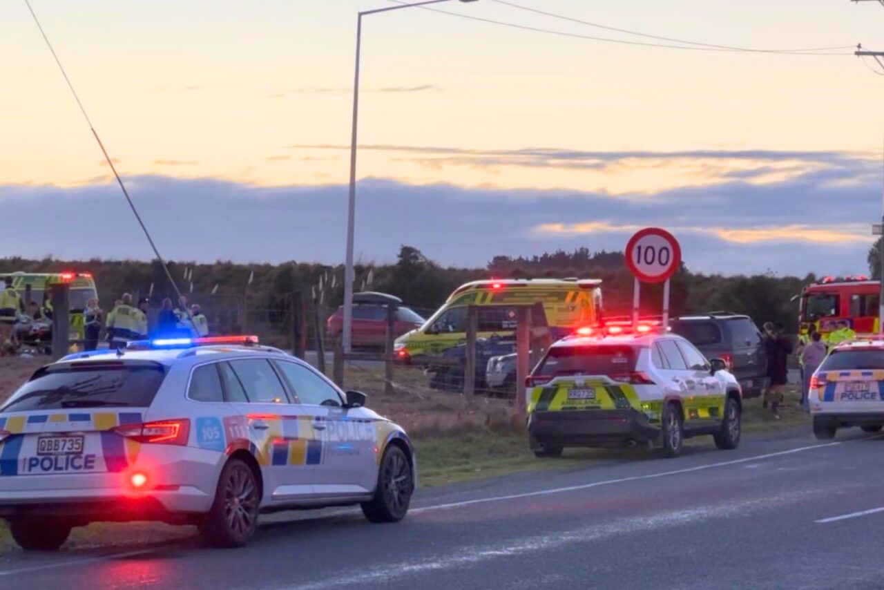 Person critically injured and another seriously in two vehicle crash