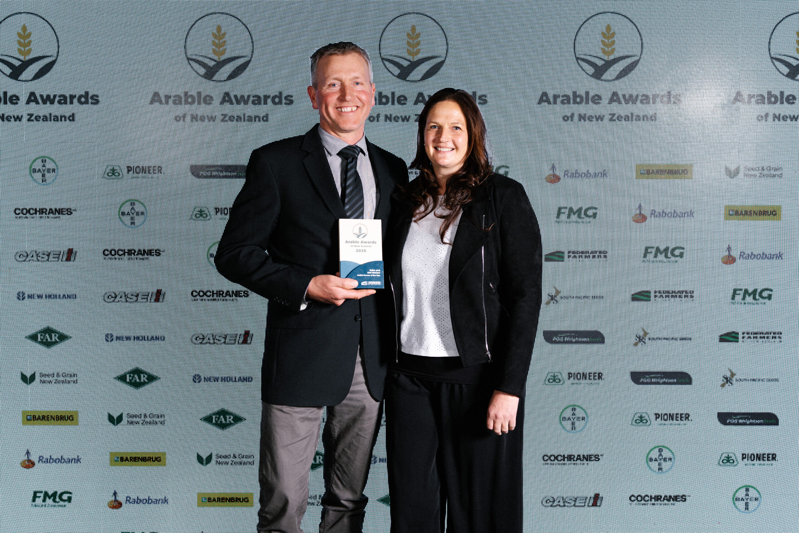 Methven couple named Arable Farmers of the Year