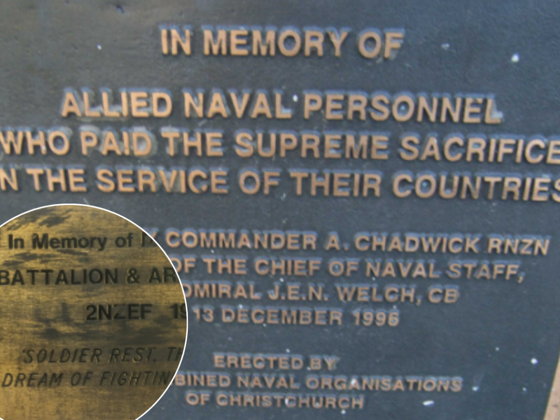 Man charged over theft of Christchurch memorial plaques including CTV memorial plaque