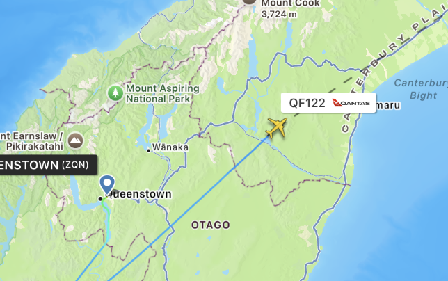 ‘Full emergency response’ Qantas flight diverted to Christchurch after reported engine shutdown