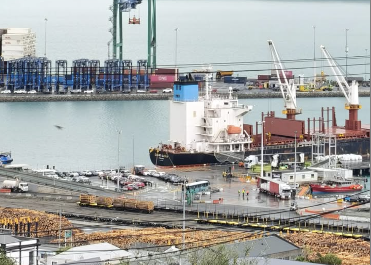 Two people injured on a berthed vessel at Lyttelton Port