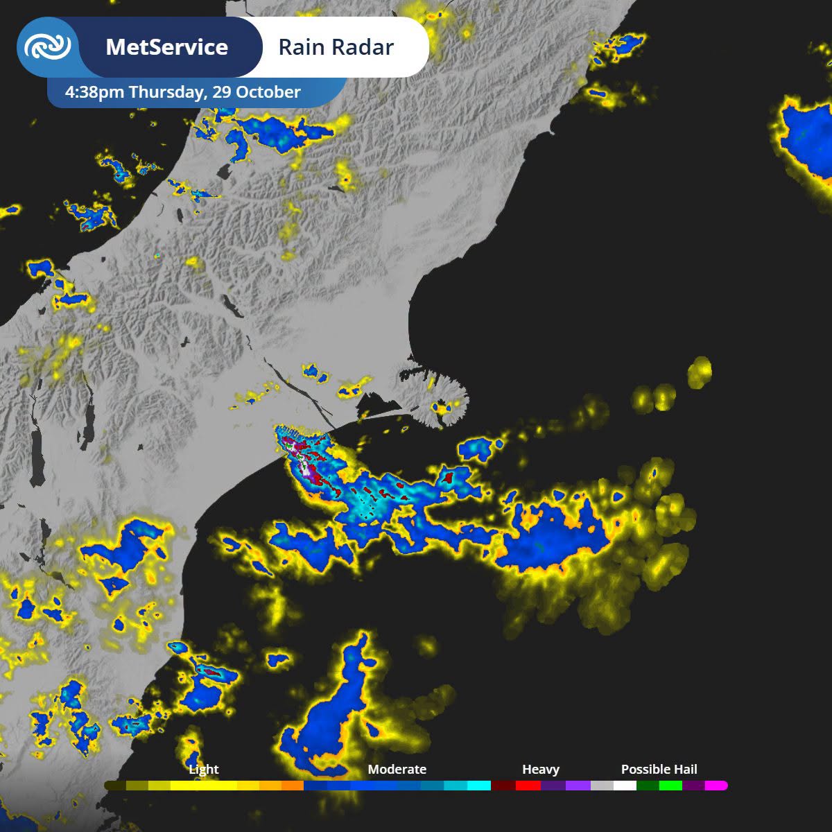 Severe thunderstorm watch issued for Christchurch and Banks Peninsula