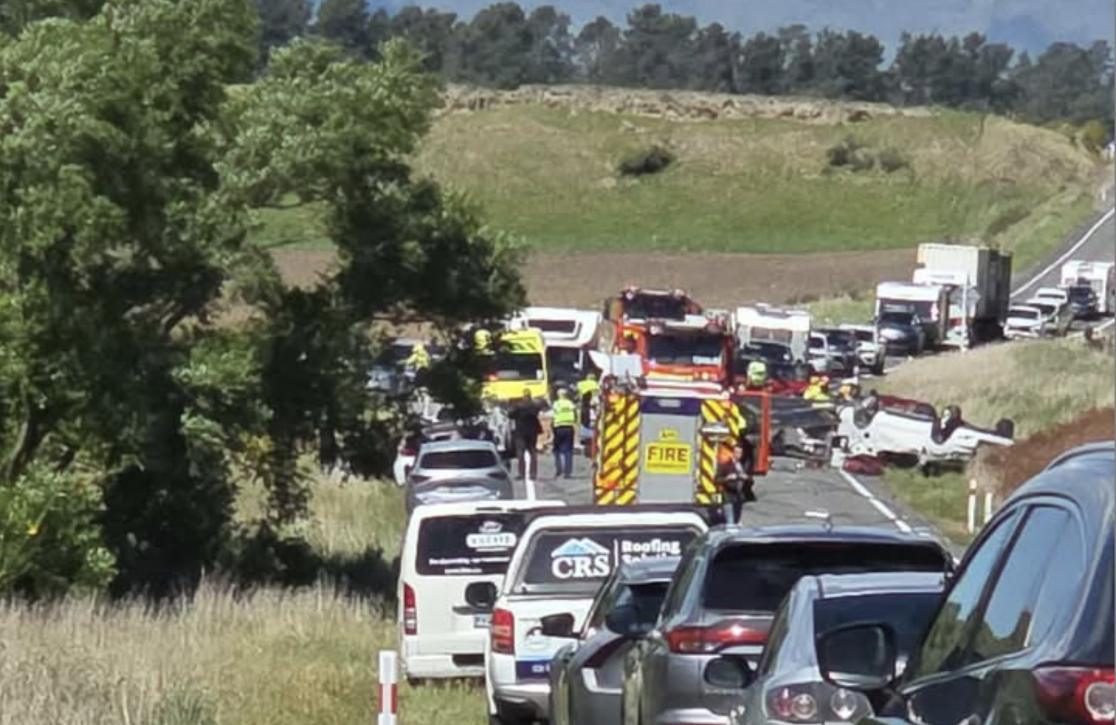Crashes close major highways north and south of Christchurch