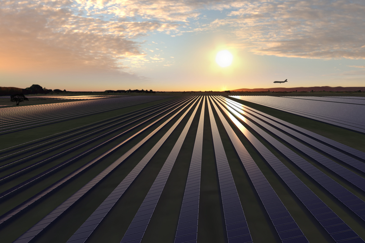 South Island’s largest solar farm opens at Christchurch Airport