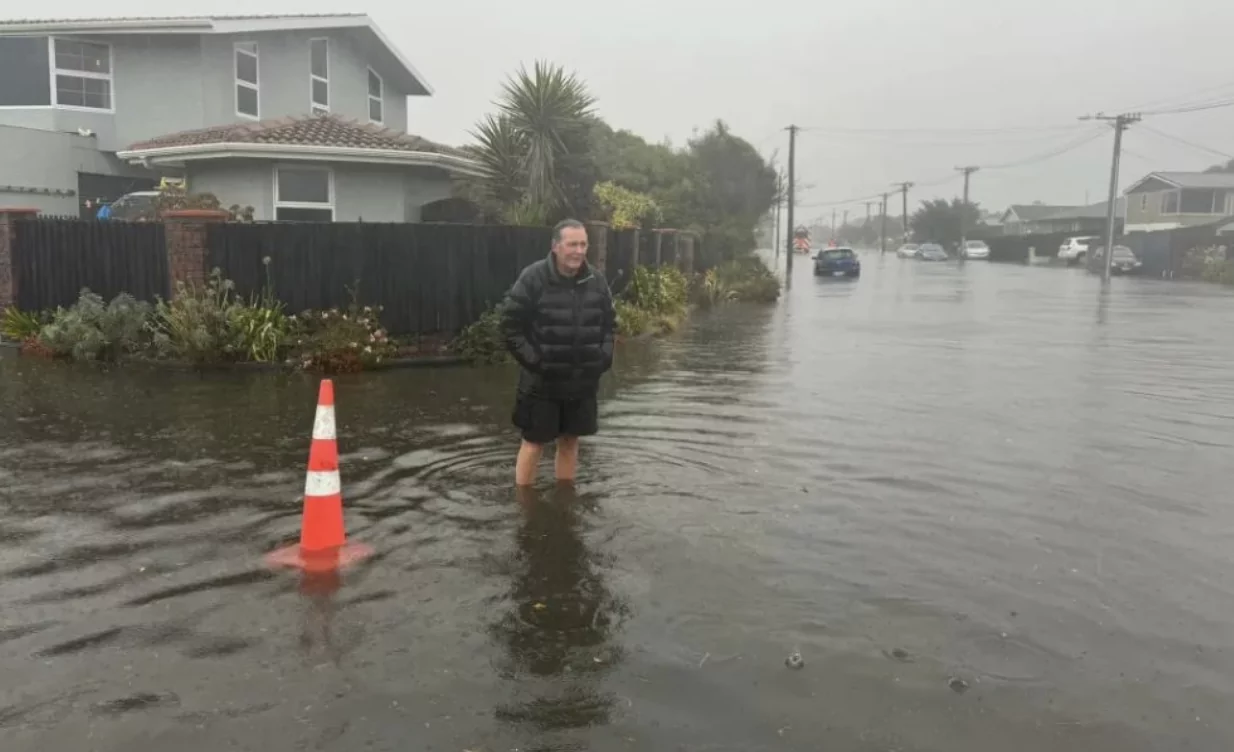 Flooding in New Brighton clears