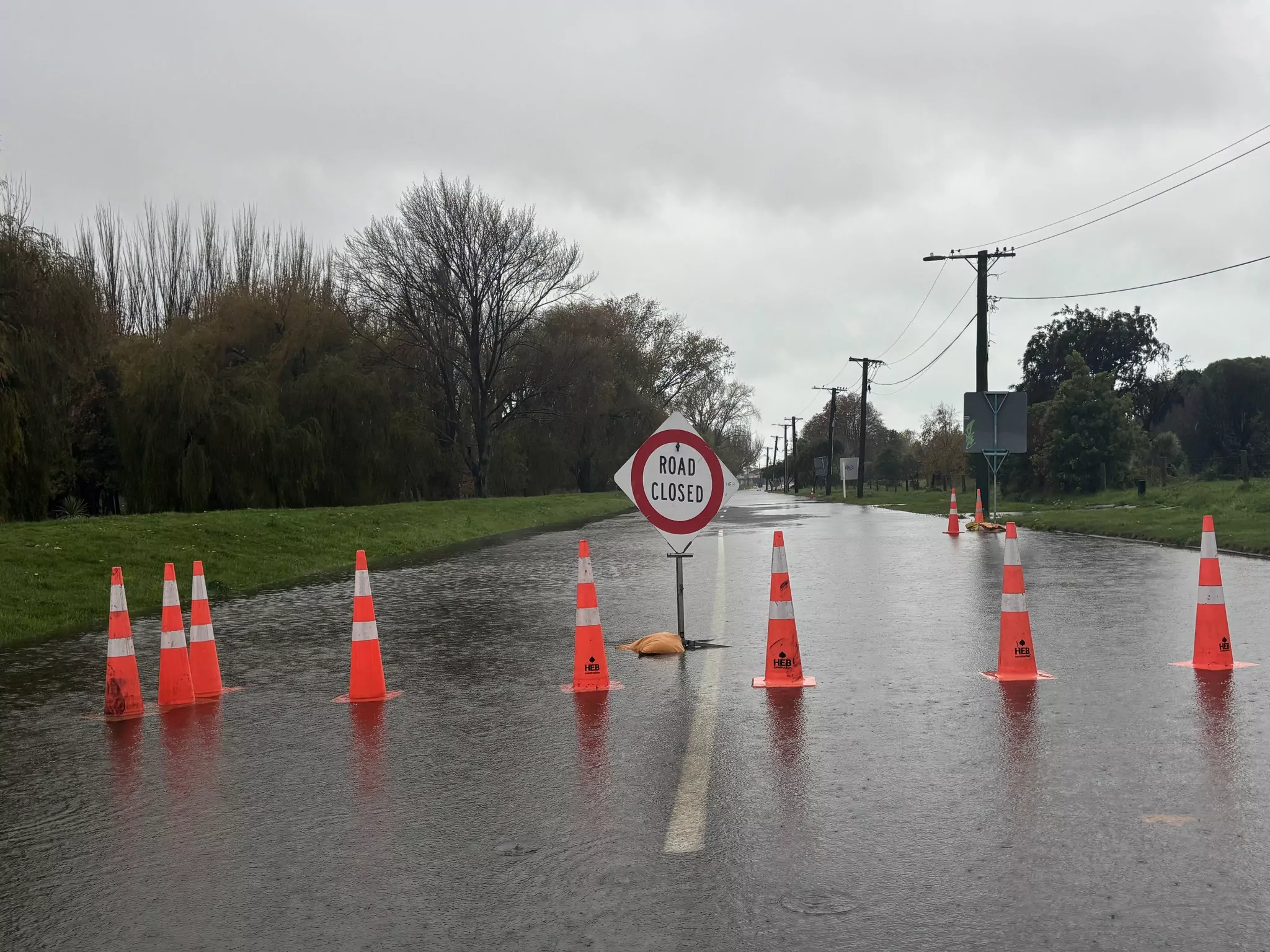 Road closures and flooding across Christchurch and Banks Peninsula as wet weather continues