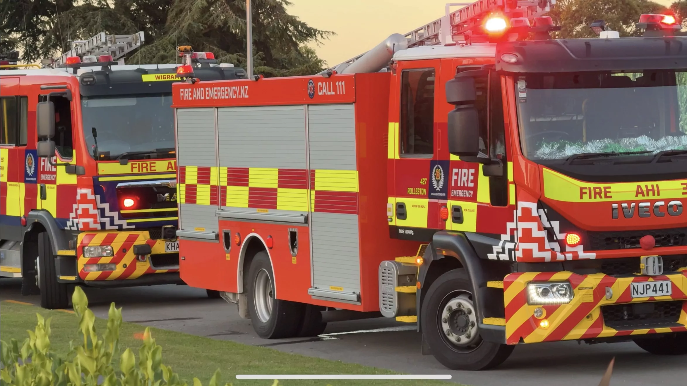 Ten people treated after Christchurch house fire, one seriously injured
