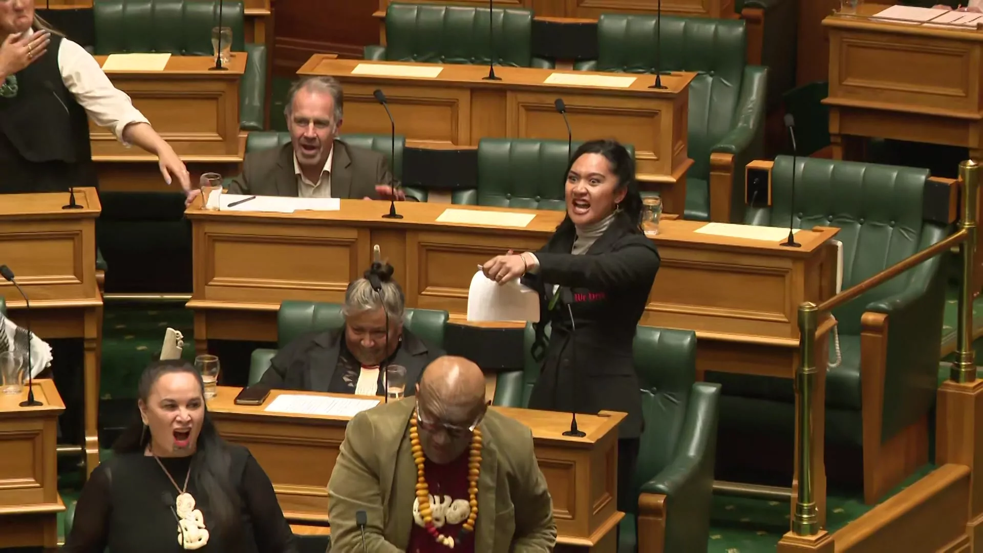 Three Māori Party MPs to be suspended from Parliament over haka protest