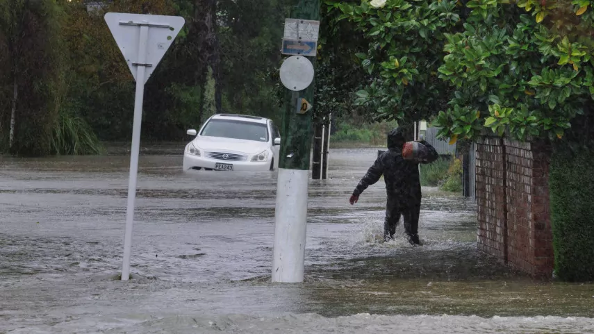 Improved weather in Christchurch but flooding and road closures continue