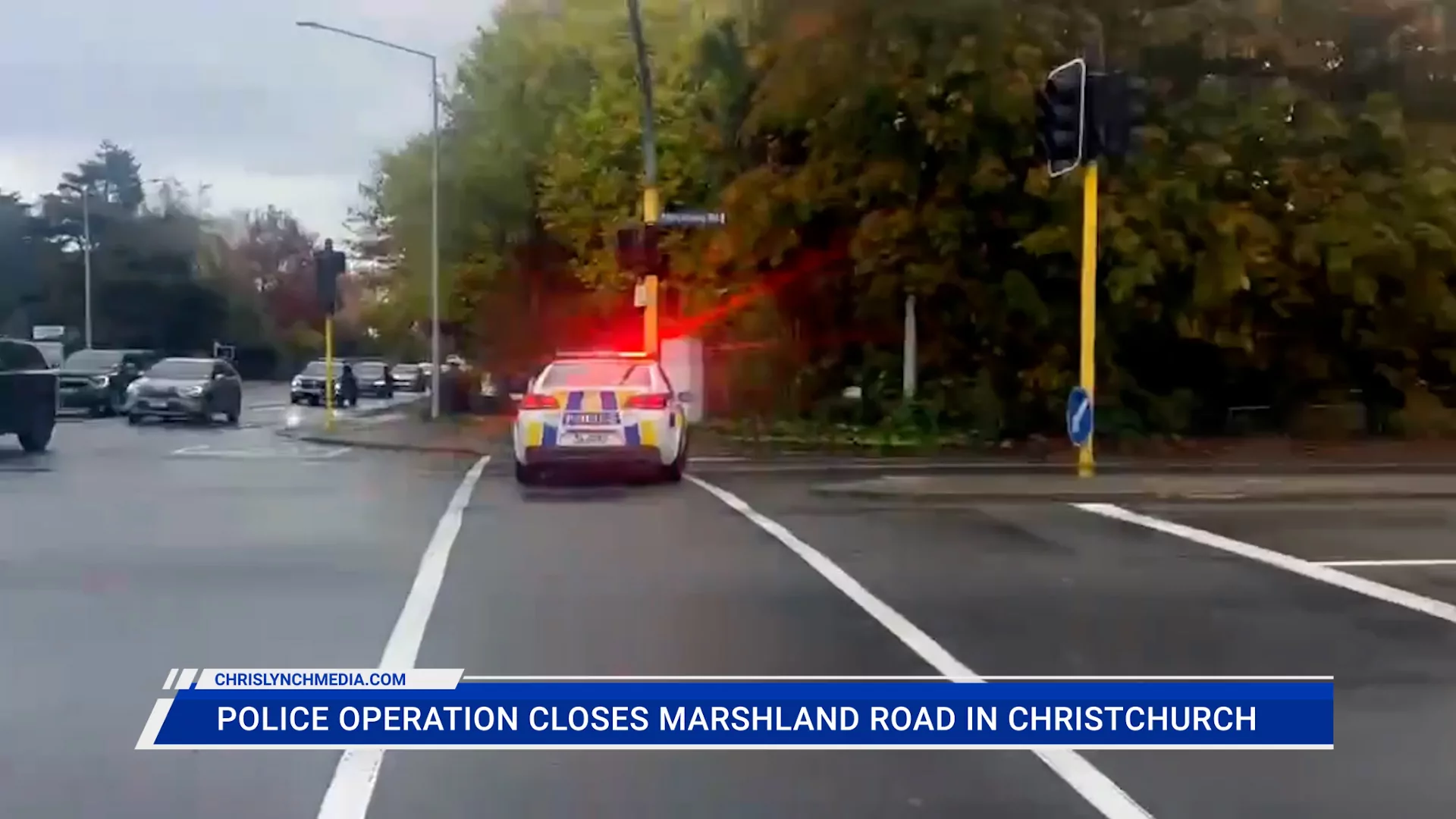 Christchurch police close section of Marshland Road during pre-planned operation