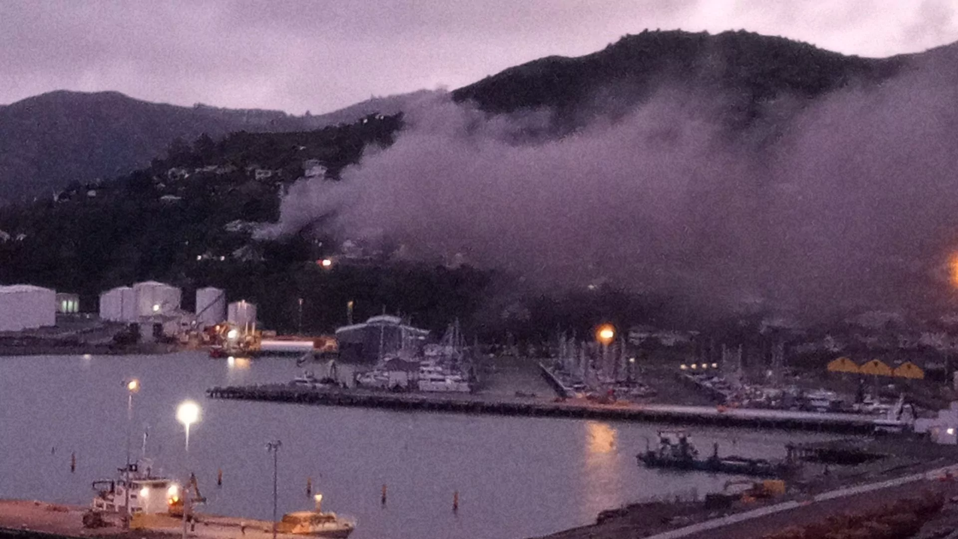 Breaking: Two houses alight in Lyttelton