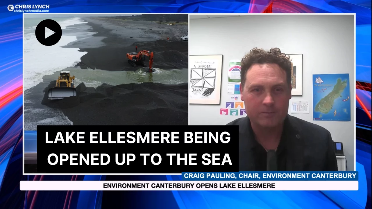 Lake Ellesmere to be opened to the sea following flooding concerns