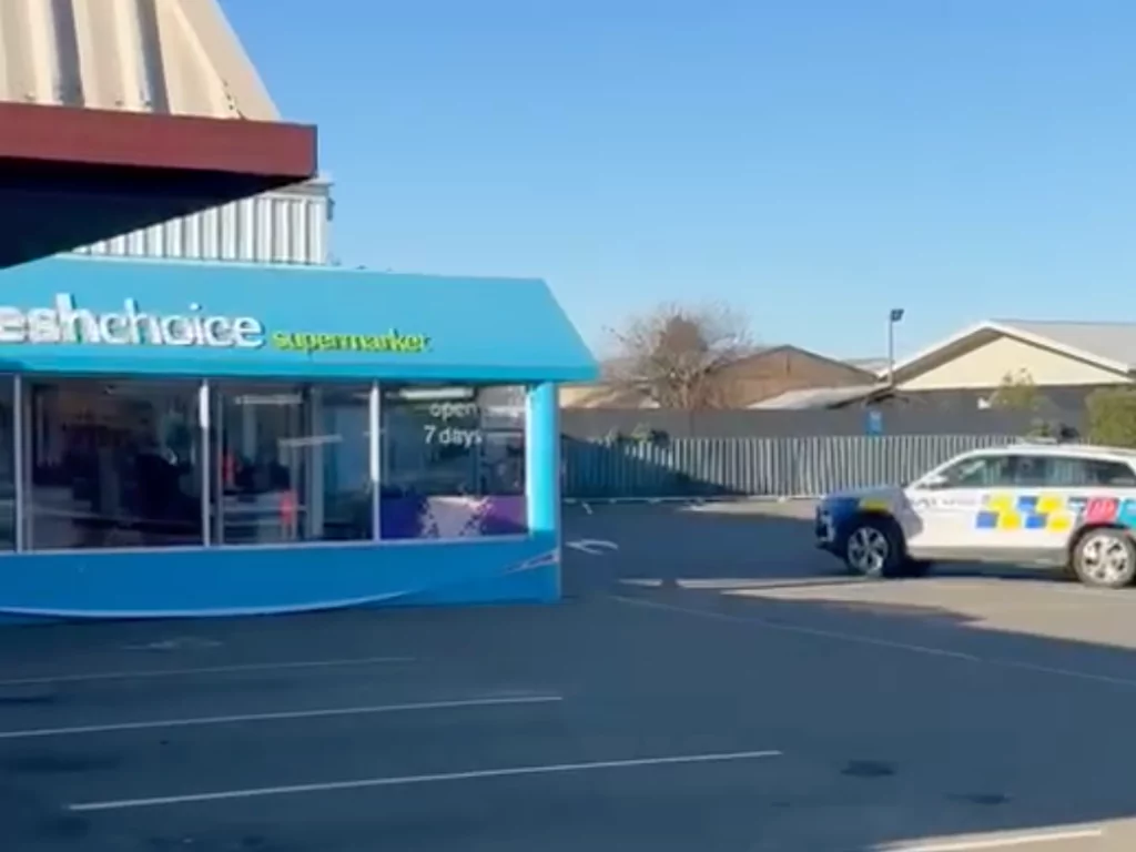 Police investigate aggravated robbery at Leeston supermarket