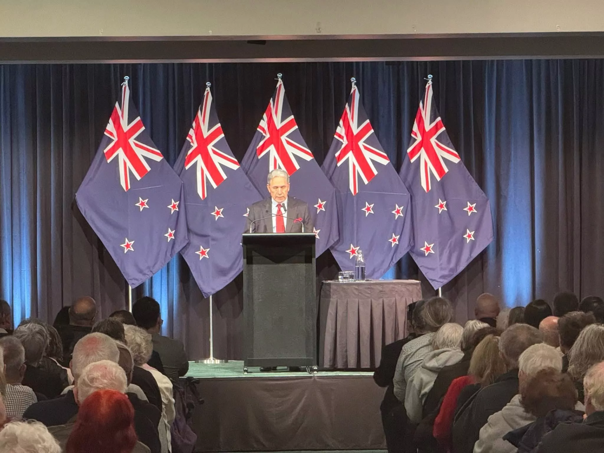 Peters savages Labour and Greens as he unveils compulsory Kiwisaver