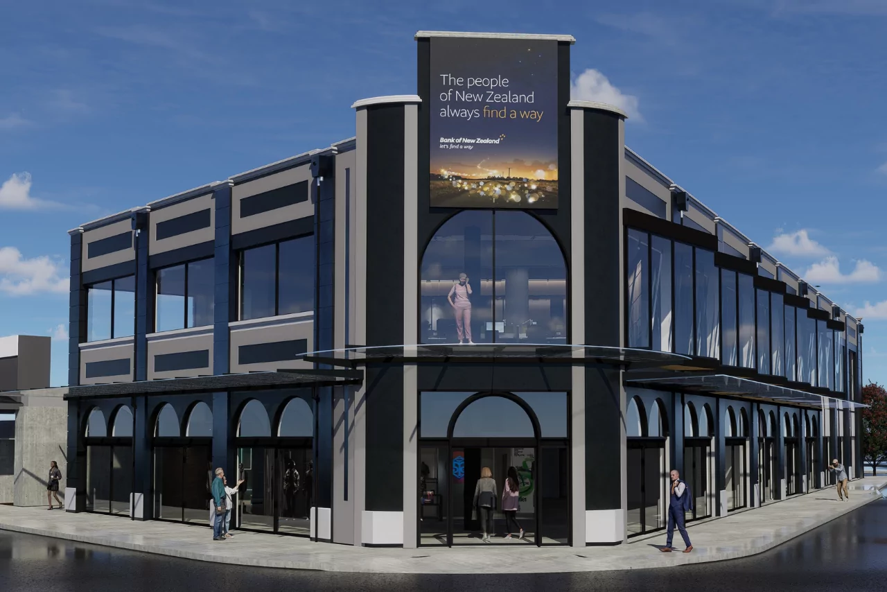 Bold new vision for Rangiora’s BNZ corner takes shape