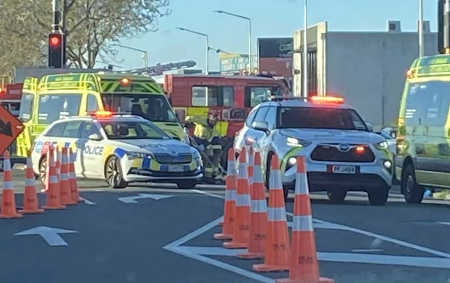 Person seriously injured after crash on Moorhouse Avenue
