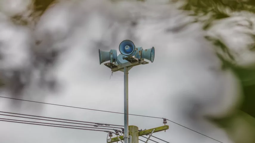 Tsunami sirens to be tested as daylight saving begins