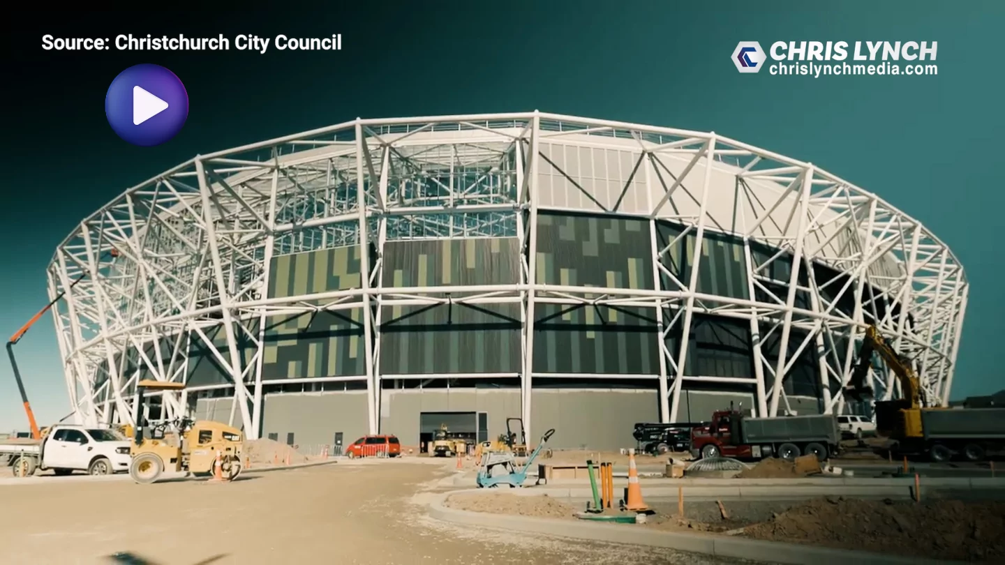 Stadium roof nears completion as One New Zealand project stays on track for 2026 opening