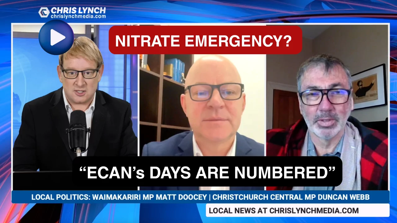 Doocey and Webb clash over Environment Canterbury nitrate emergency